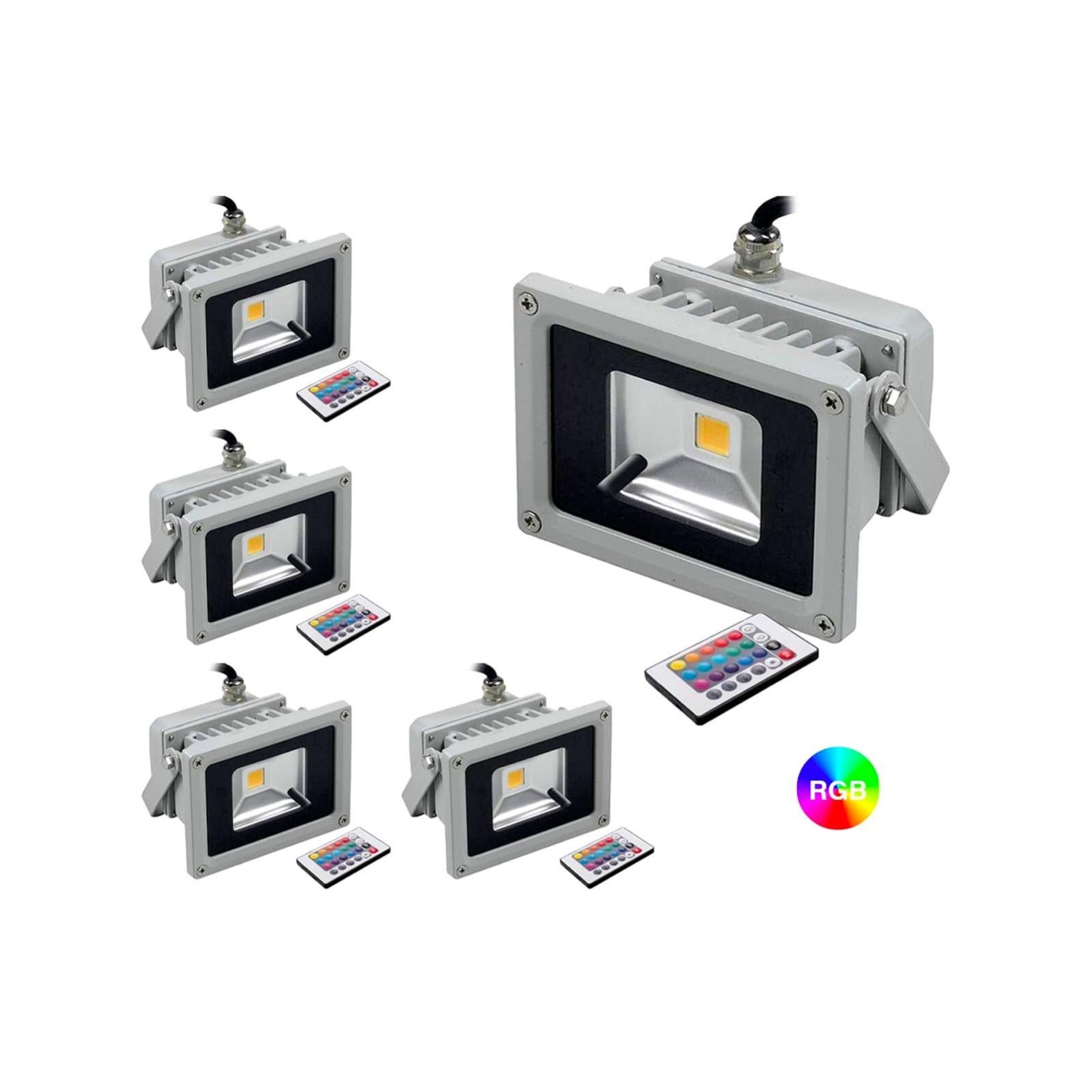 FARO RGB LED FARETTO RGB COLORATO ESTERNO FARETTI RGB COLORATI IP65 10 ...