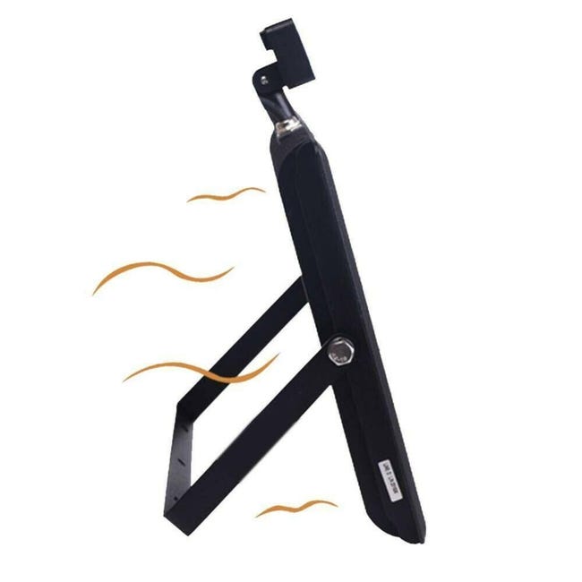 Faretto LED Esterno 100W Con Sensore Movimento - 10000LM, IP67, Bianco Freddo 7000K, Regolabile - Foto 5