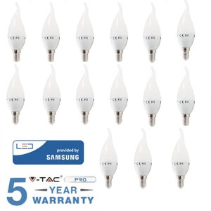 LAMPADINE LAMPADINA LED E14 FIAMMA 5.5 W CANDELA SAMSUNG FREDDA 15 PEZZI