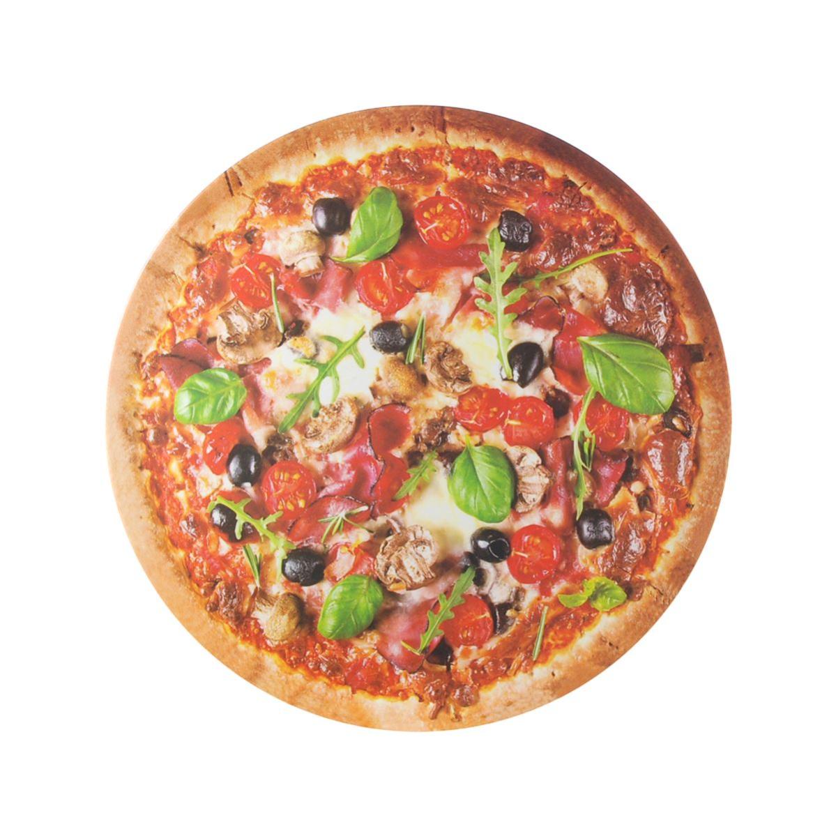 Tagliere Per Pizza In Legno Personalizzato 45x34 Cm Con Nome Inciso - Pala Rotonda Per Servire - 2