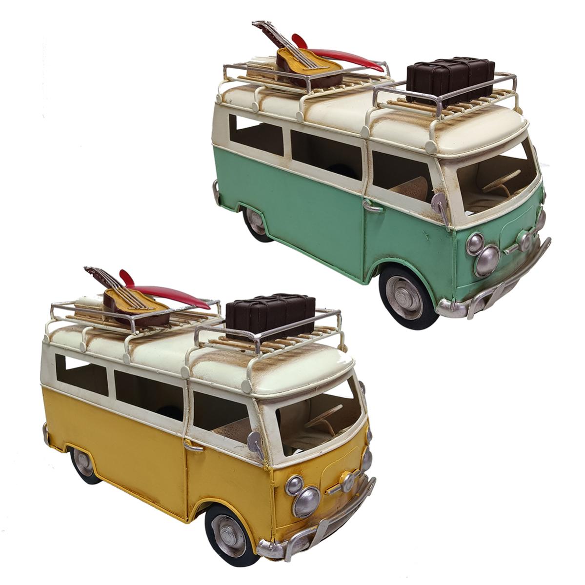 Origen home decor furgoneta 2 u vehiculos   modelismo vehículos terrestres multicolor - 17x25x12cm