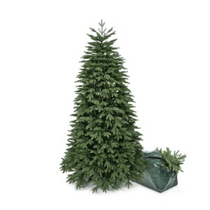 YEAUPE PRO Albero Di Natale 170 Cm Con 800 Punte – Base In Metallo E 9 M Di Nastro Incluso, Perfetto Per Interni Ed Esterni