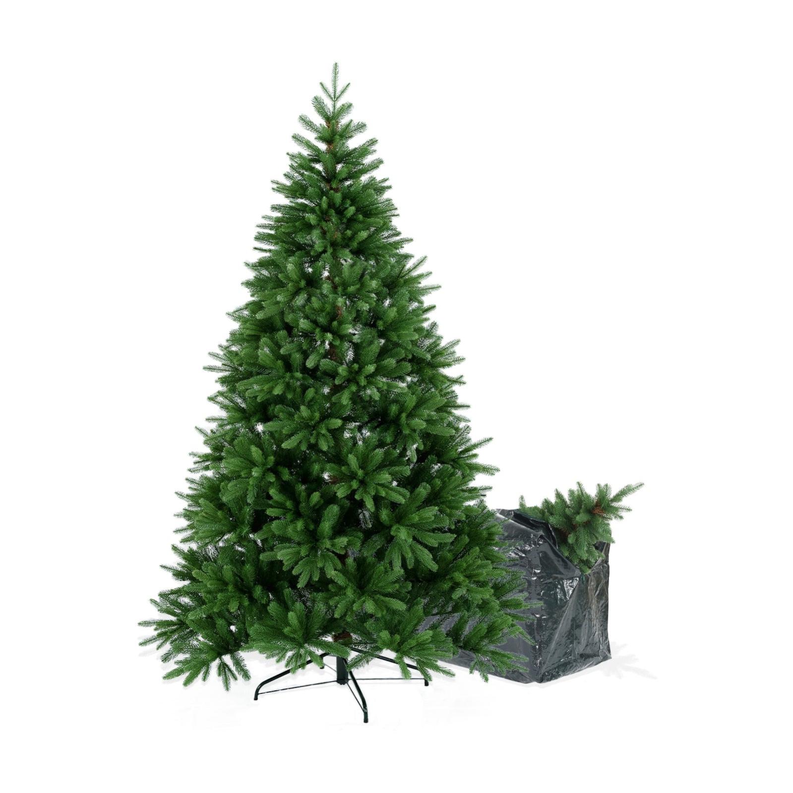 Albero di natale TIROLO realistico, pino verde 210 cm 950 rami in