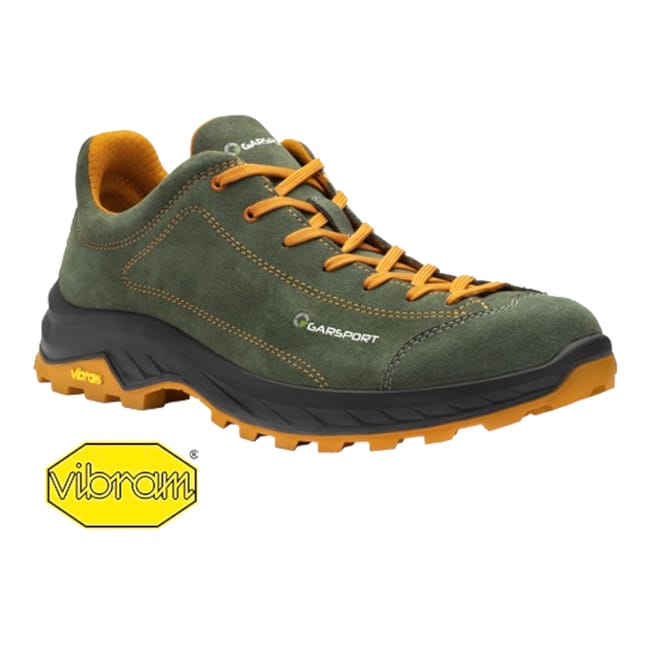 Scarpe basse antinfortunistiche da trekking con tomaia scamosciata