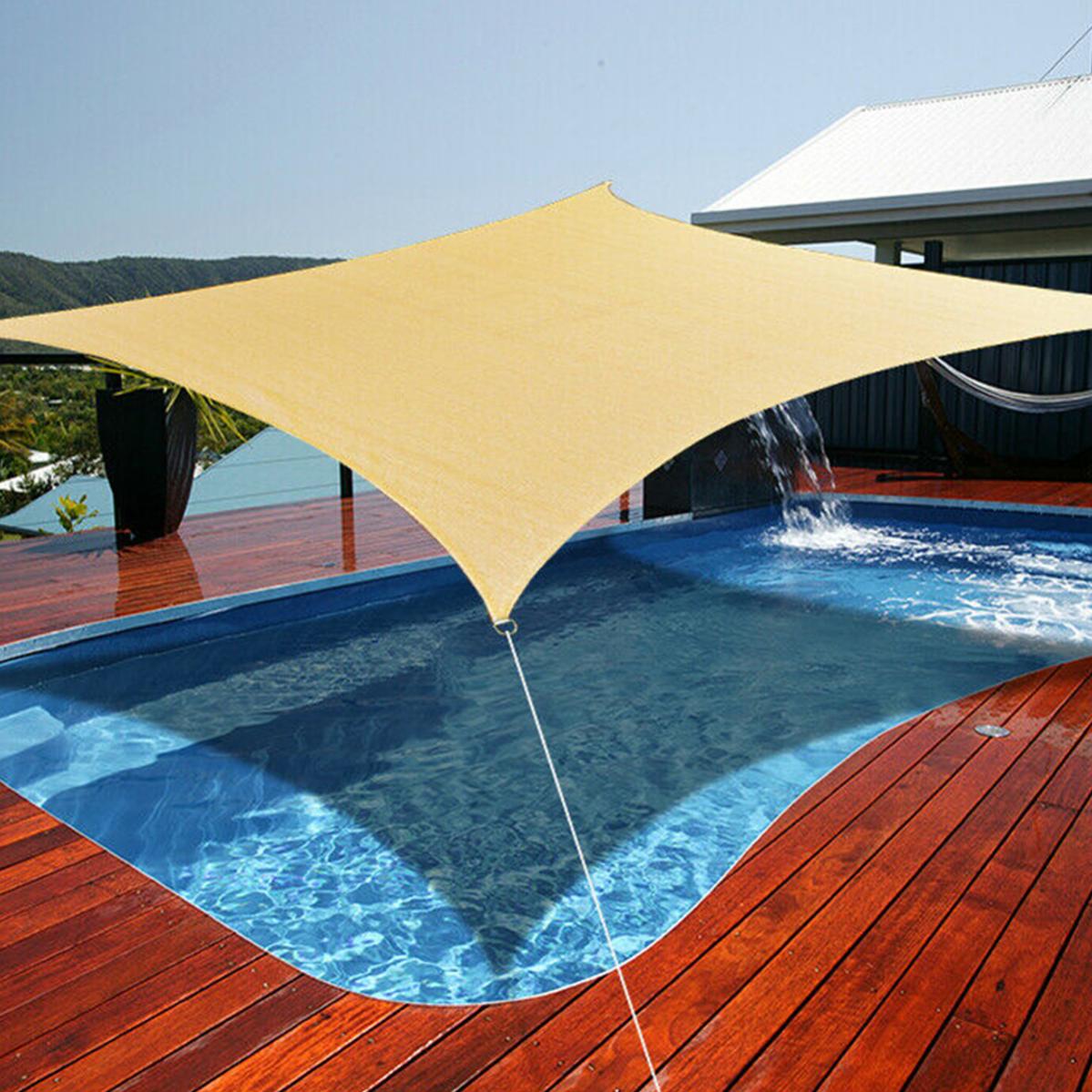KIMIGO Voile D'Ombrage Rectangulaire 3x4m - Toile Ombrage Imperméable UV50+ Avec Corde Pour Terrasse, Jardin, Balcon