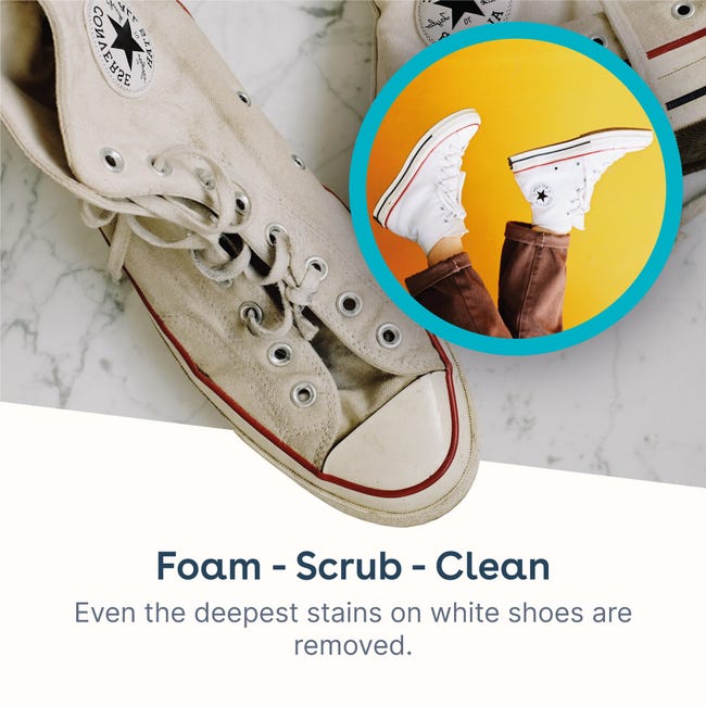 Eco:fy Schiuma per la pulizia delle scarpe • detergente per tutti i  materiali • 125ml