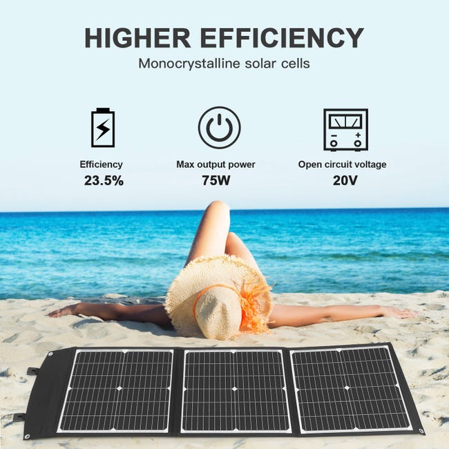 Caricabatterie a Ricarica Solare Rapida 20.000 mAh USB-C™