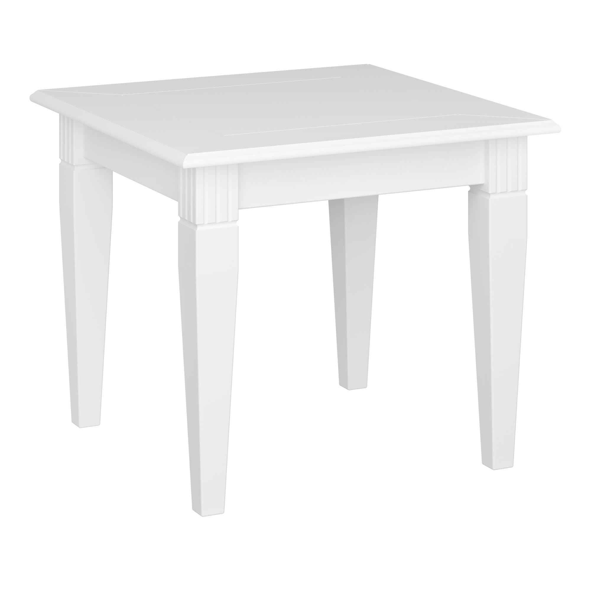 Venny Table basse 60x60 cm, blanc laqué. | Leroy Merlin