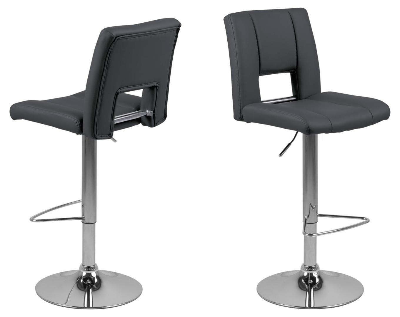 Tabouret De Bar En Simili Cuir
