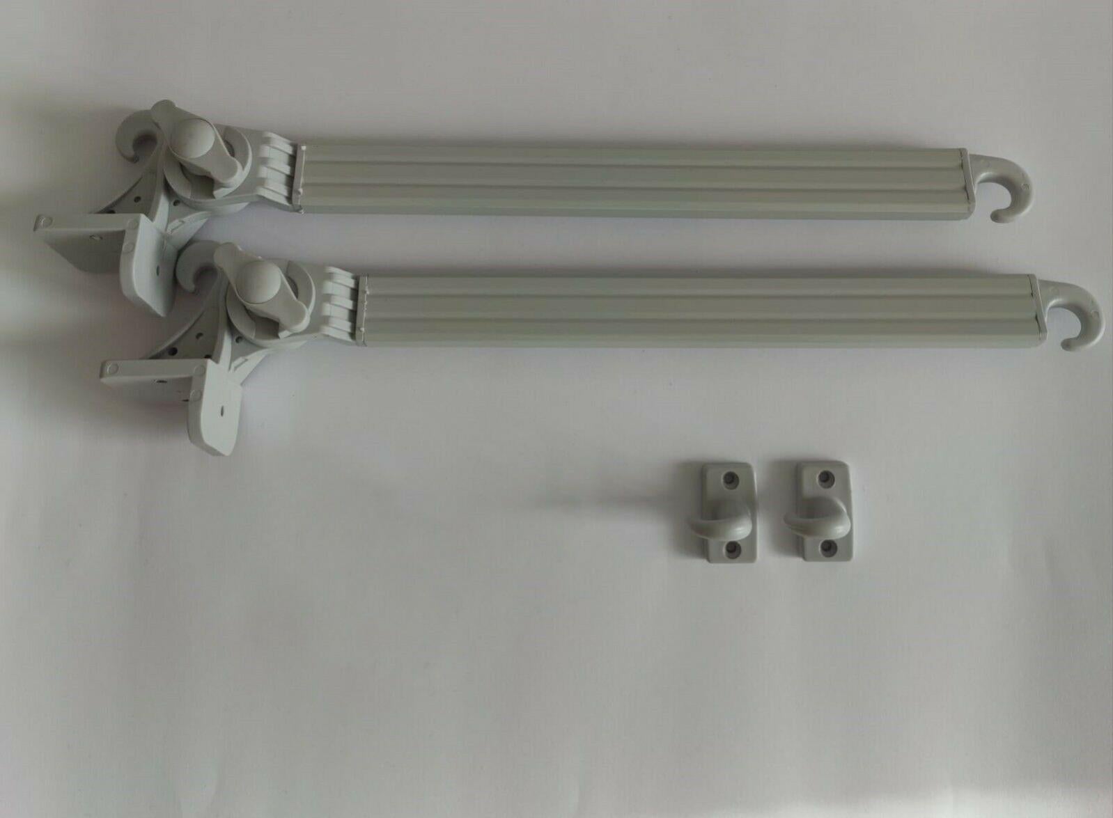 Braccetti Per Tende Da Sole TENDAGGIMANIA 50cm - Coppia Regolabile 180° Per Tende A Caduta Esterne - Foto 7