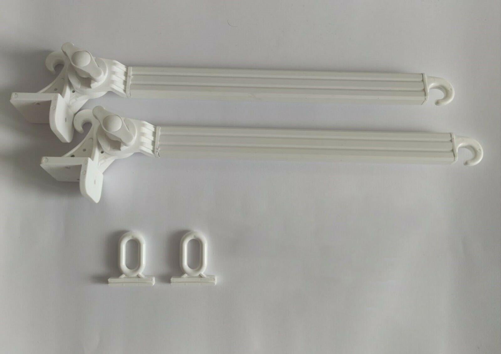Braccetti Per Tende Da Sole In Alluminio 50 Cm Coppia Kit Con Occhioli Vari Colori | Leroy Merlin - 9