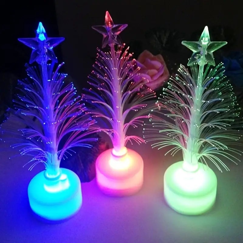 Luxspire Lampe de table de Noël, arbre de Noël en fil de fer, à piles, lampe  de table décorative à LED, pour cadeau d'anniversaire, chambre de fille,  salon, décoration de table de