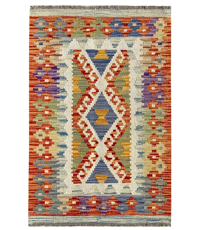 Hamid - KILIM HERAT 90x60 tappeto piccolo in 100% lana.