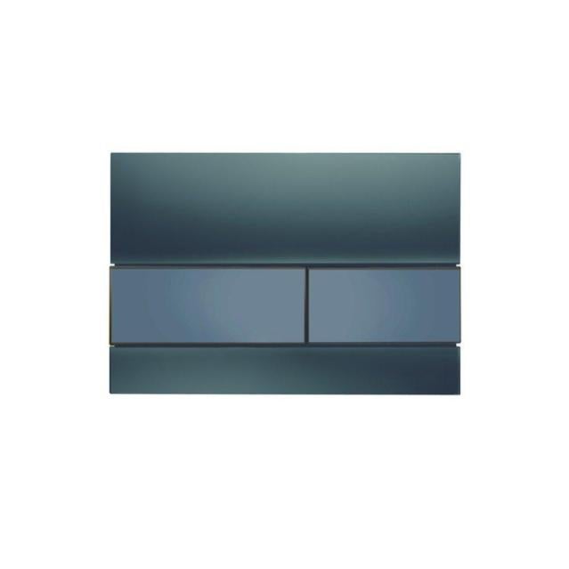 Plaque De Commandement WC TECE Now 9240400 - Blanc, Double Touches - Actionnement Haut Ou Avant - Pour WC Encastré