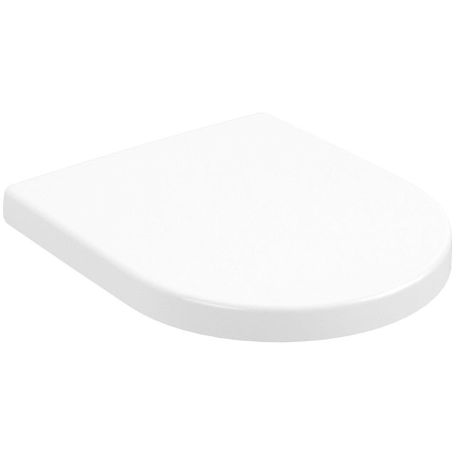 Saniclass Abattant WC déclipsable et frein de chute blanc pour cuvette  Villeroy & Boch Subway 2.0 avec kit de fixation blanc alpin brillant 