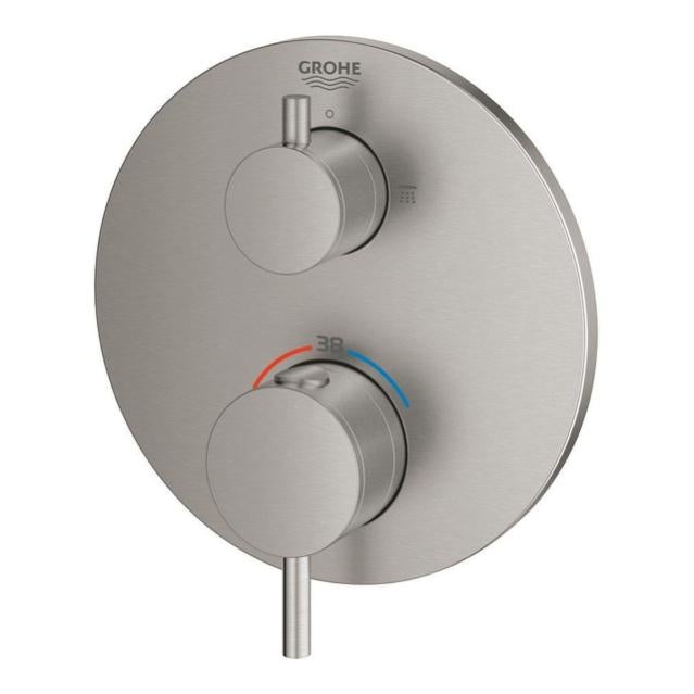 GROHE Atrio Pièce de finition mitigeur douche encastrable thermostatique avec inverseur 3 voies