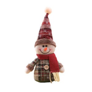 Boules De Noël Vintage - Père Noël, Bonhomme De Neige, Chalet, Décorations Sapin