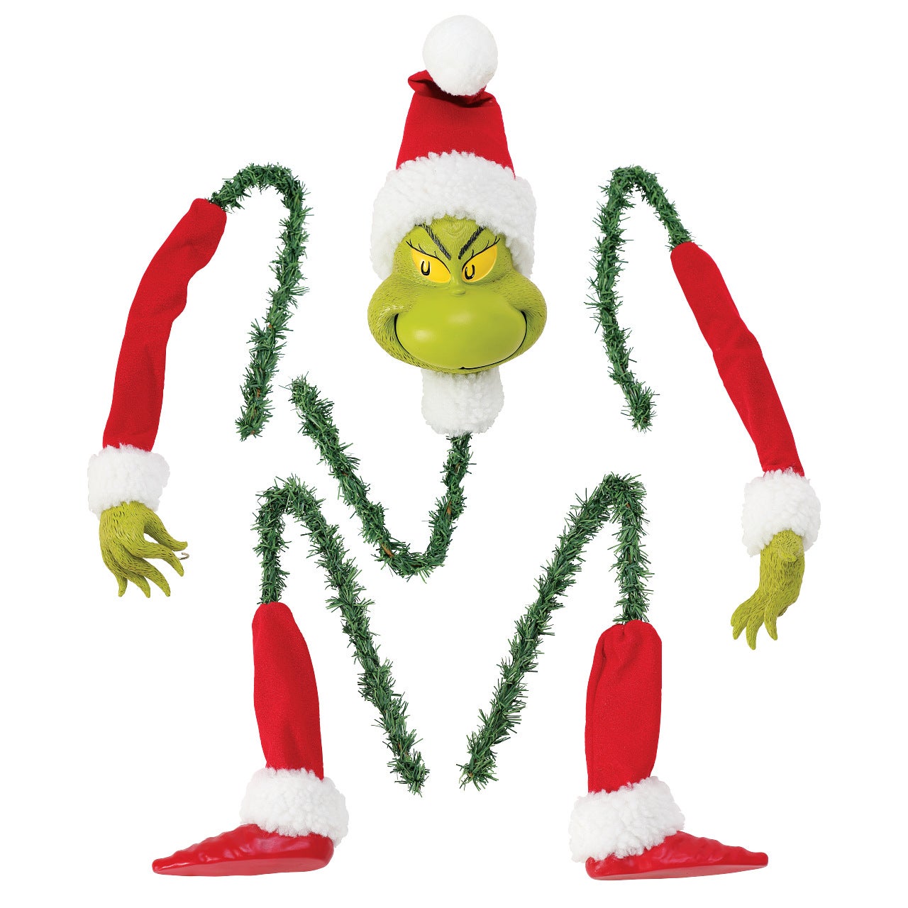 The Grinch Christmas Decorations Ensemble de support de sapin de Noël avec  bras en peluche Vert : : Cuisine et Maison