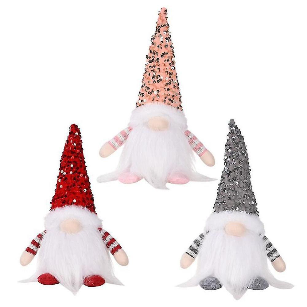 Peluche renne de Noël de 30 cm, poupée renne, décoration de Noël - un