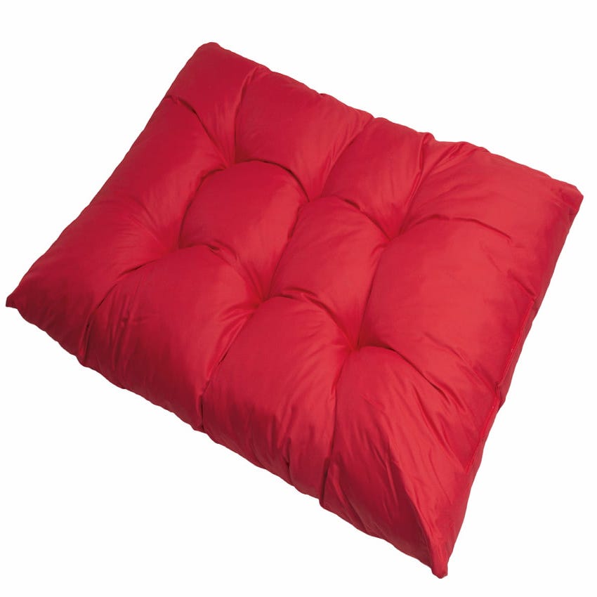Cojín palet 120x50 rojo, cojines sofá, cojines banco, cojines suelo grandes,  cojines suelo infantil Cojín exterior