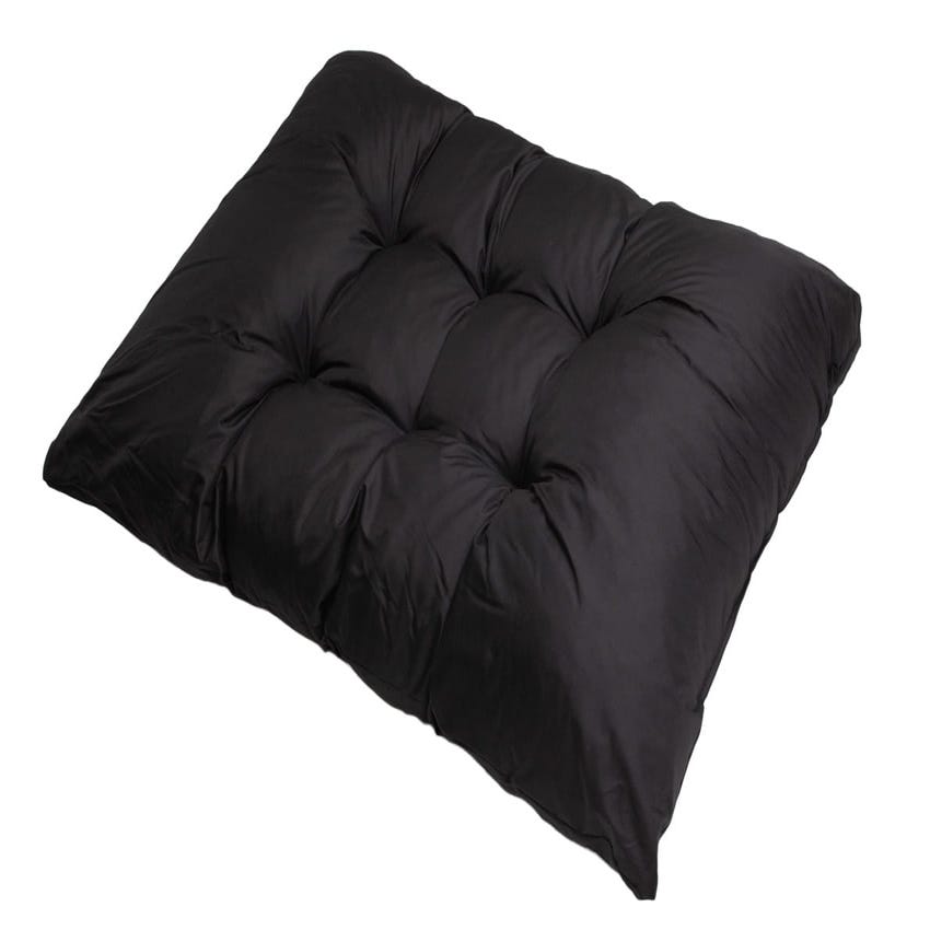 Cuscino per pallet 120x50 nero, cuscini per divani, cuscini per panche,  cuscini da pavimento grandi, cuscini da pavimento per bambini