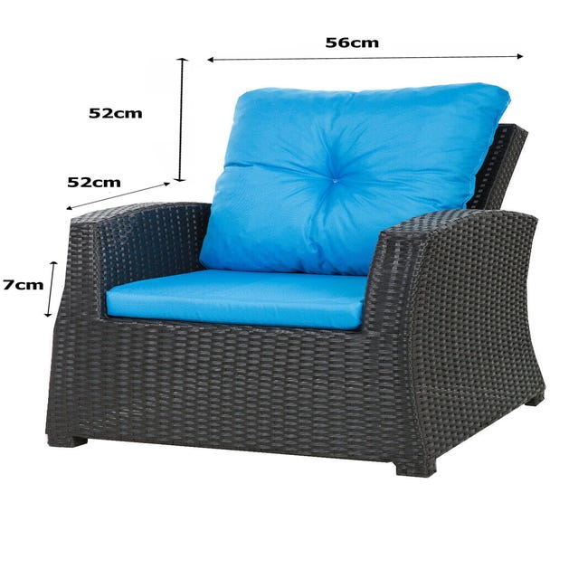 Cojín de asiento grande, almohada para suelo, cojín lavable, suave,  decorativo, cómodo, 55cm x 55cm, cojín para silla, cojín para asiento de  suelo Azul BLESIY cojín del sofá
