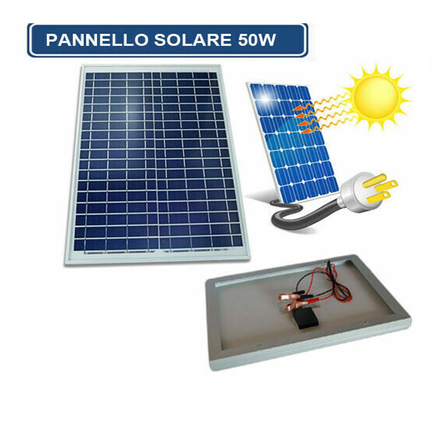 Pannello solare frame 50w - 2005015