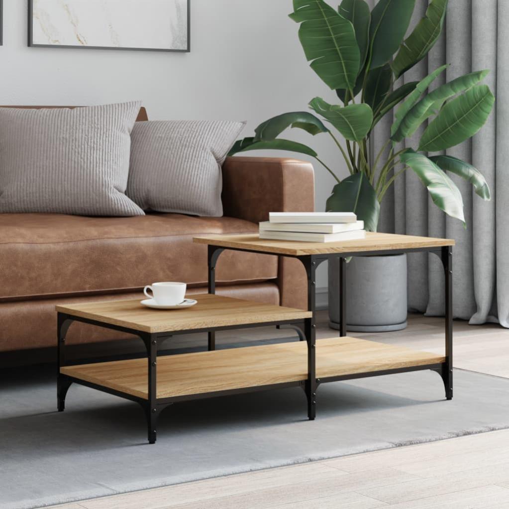 vidaXL Tavolino Salotto Rovere Sonoma 90x44,5x45 cm Legno