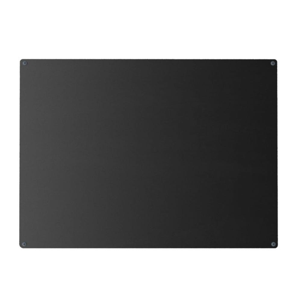 INOXLM Pizarra Magnética de Acero 60x44 cm Negra escribible con