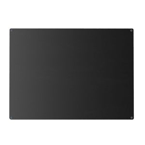 Tableau noir magnétique mural Noir 50x20 cm Verre trempé