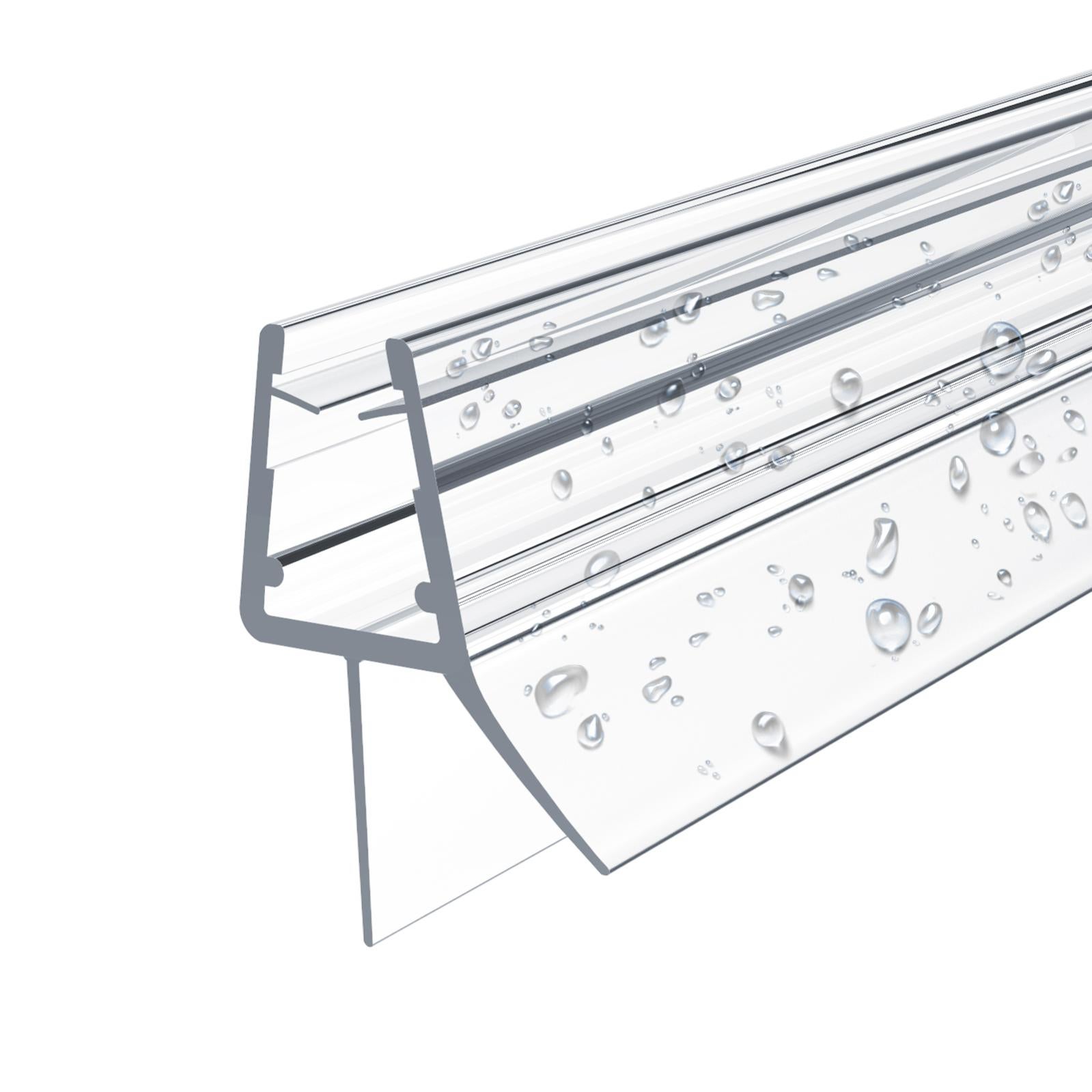 Guarnizione Porta Doccia Sealis 100cm - Per Vetro 5-8mm, Trasparente, Con Profilo Antigoccia - Foto 5