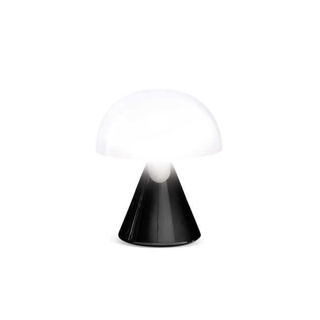 Mini lampe LED en aluminium noir MINA