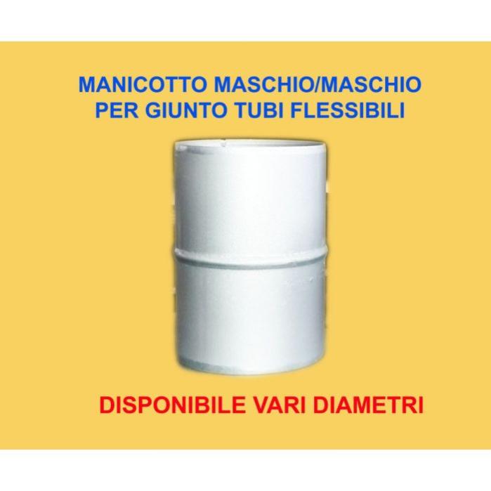 MANICOTTO POLITENE GIUNTO D 40X40 Mm RACCORDO A COMPRESSIONE PER TUBI PLASSON IN POLIETILENE