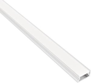 Cache câbles aluminium (L x l x H) 400 x 30 x 15 mm blanc