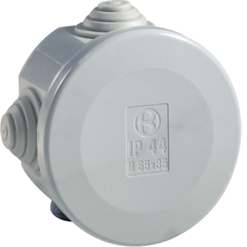 Zenitech Cassetta Di Derivazione Stagna IP44 4 Prese - Cavo H07RN-F 5m 3G1,5mm², Sicurezza Bambini, Per Esterno, Giardino, Cantiere, Nero