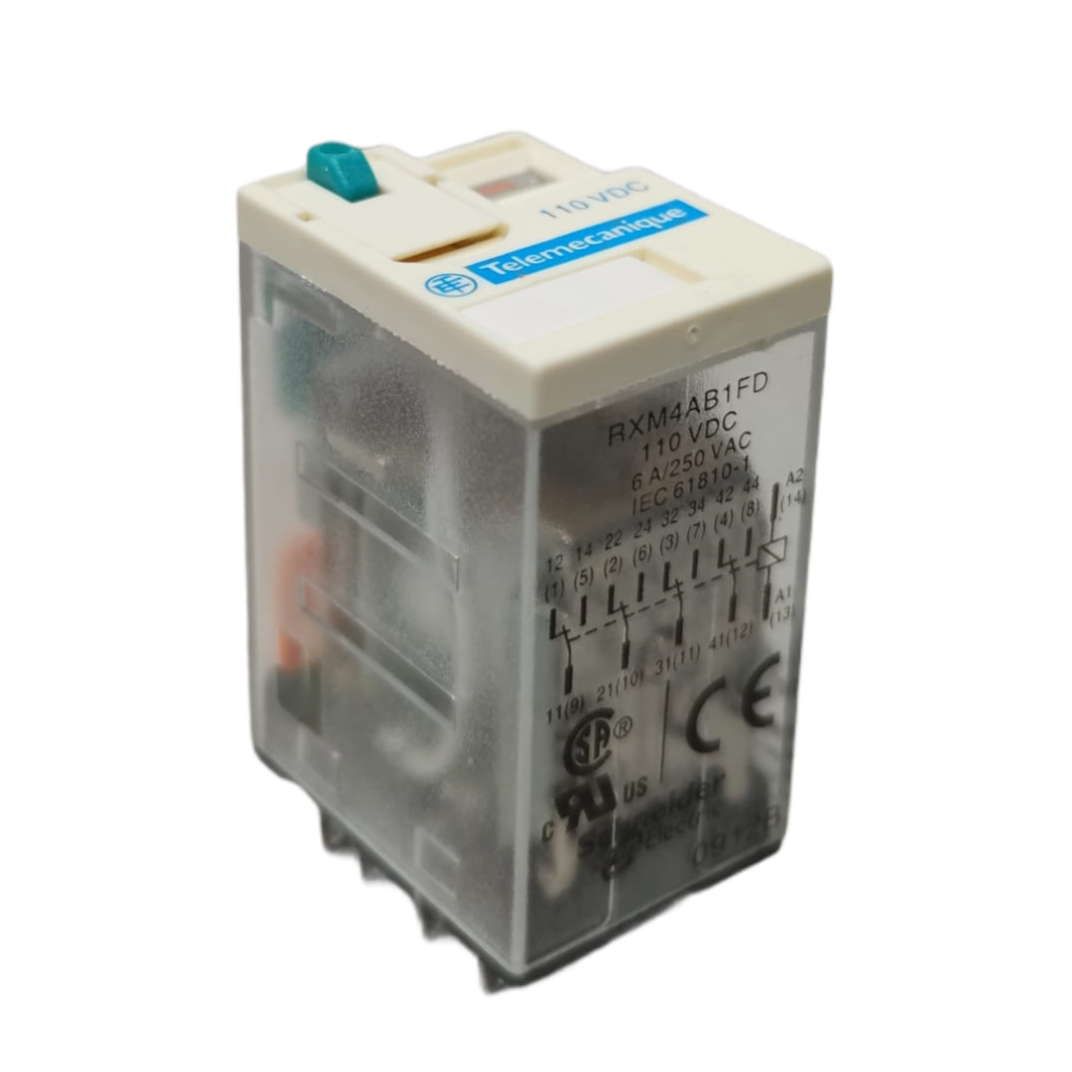 Relè Schneider RXM2AB2E7 Miniatura 2 CO - 48 V AC, Con LED, Bianco - Foto 6