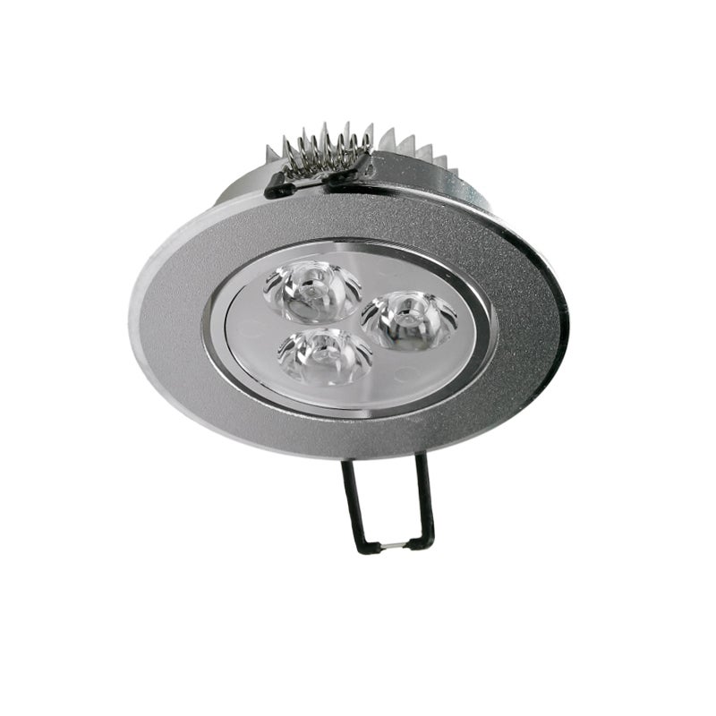 Ecd germany 10 x led foco empotrable led 3w 230v - redondo 8 2 mm - 226 lúmenes - blanco frío 6000k - luminaria empotrada foco empotrado lámpara de te