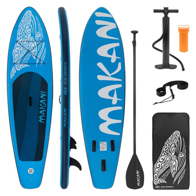 Aufblasbares Stand Up Paddle Board mit Kajak Sitz, 305 x 78 x 15 cm, Blau günstig shoppen Aufblasbares Stand Up Paddle Board mit Kajak Sitz, 305 x 78 x 15 cm, Blau günstig shoppen