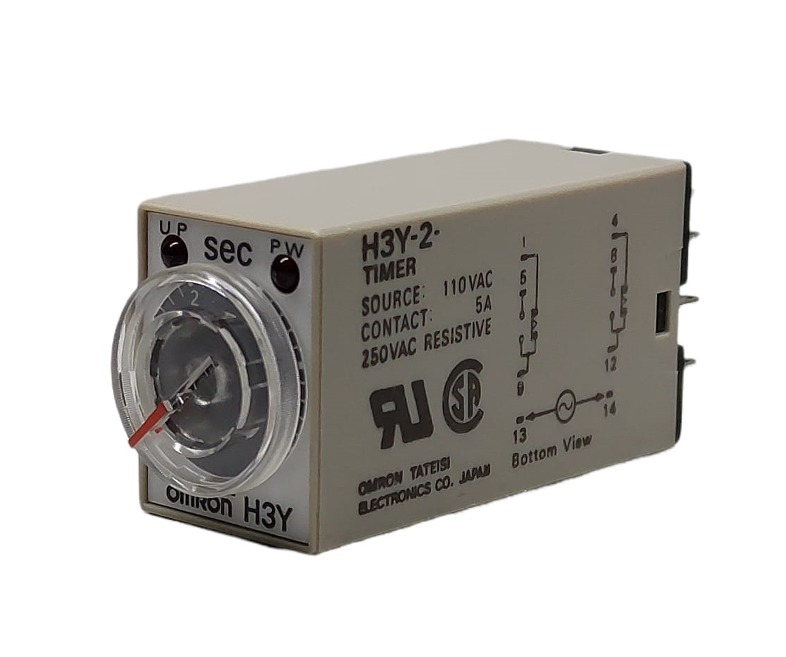 Omron h3y2ac1001205s-1 timer-analmini,riteccit2 cont rit dt- h3y2a - Nuovo