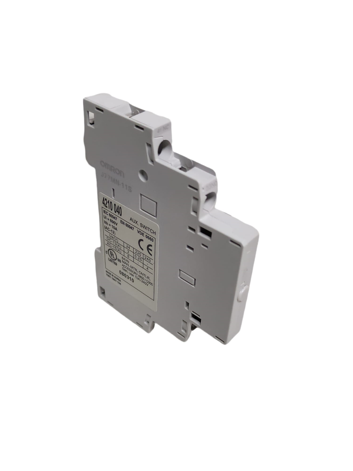 2P 25A 220V/230V 50/60HZ Din binario domestico ac contattore modulare 2NO 2NC o 1NO 1NC