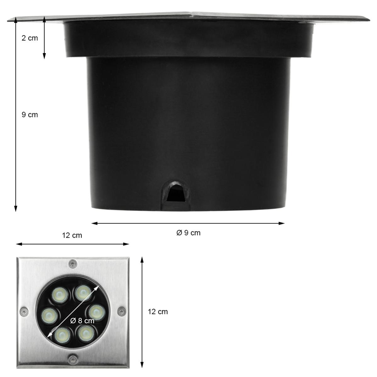 Beneito & Faure - Segnapasso Led Da Esterno Ina 2W 3000K - Faretto Da Incasso A Luce Calda IP67 Da Parete O Pavimento | Leroy Merlin - Foto 10