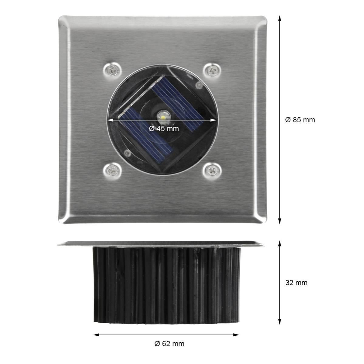 Portaombrelli Da Patio In Acciaio Inox 304, Per Ringhiere E Ponti, Regolabile, Con Fissaggi Antiscivolo - 6