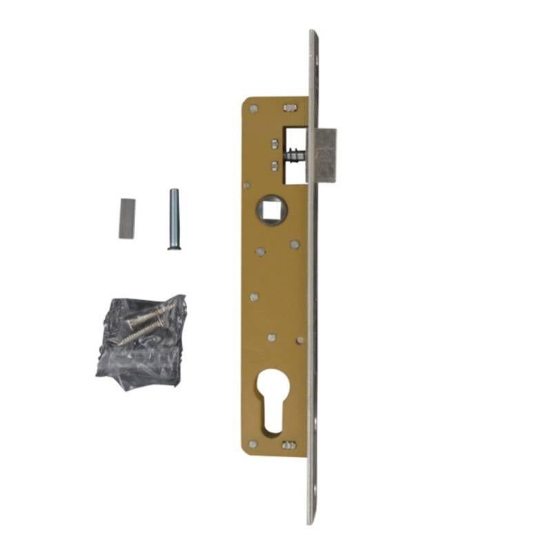 Cisa Serratura Per Cancello 11596-20, 50 Mm, Con Scrocco E Mandata, Senza Cilindro
