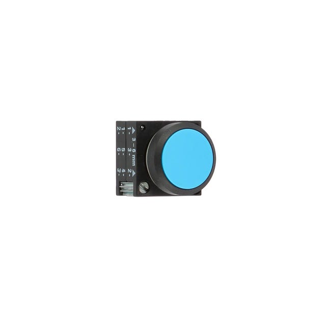 Siemens Signum - Pulsante Rasante Trasparente Con Supporto - Diametro Foro 22mm - Comando 1 Posizione