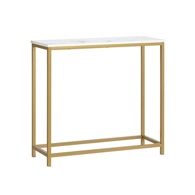 Homcom Tavolo Consolle per Ingresso, Bianco, 100x33x76cm Homcom Tavolo Consolle per Ingresso, Bianco, 100x33x76cm