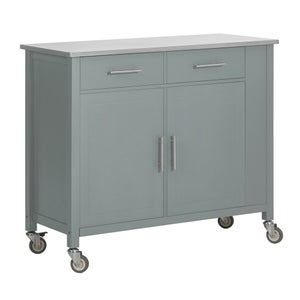 SoBuy Carrello cucina Mobile dispensa cucina Mobile credenza con ruote  Piano è allungabile (FKW71-WN)