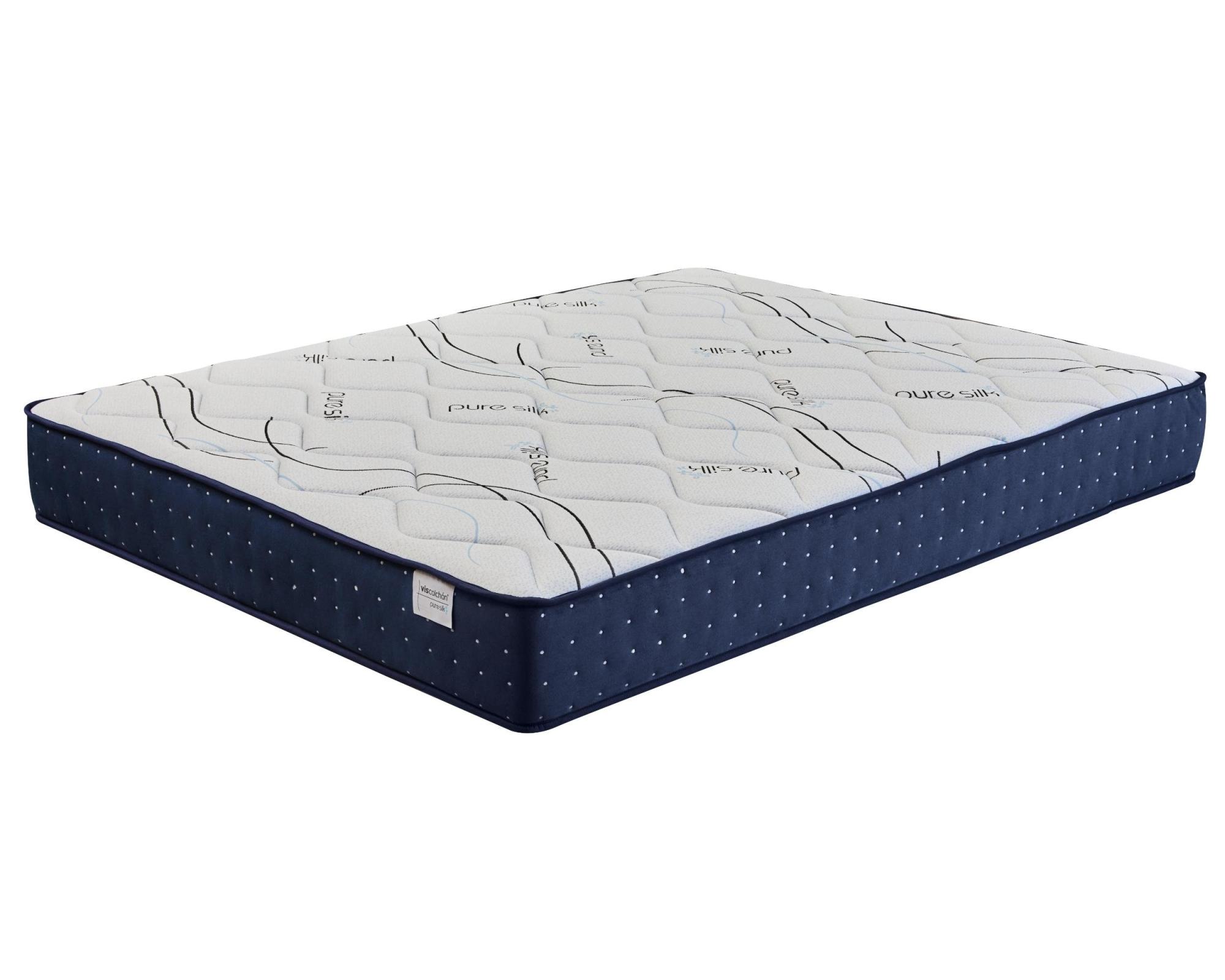 Factory colchón   puresilk®   viscoelasticos con nucleo viscoair® y tejido de hilo de seda  tejido 3d   firmeza intermedia   medidas: 90x180