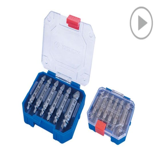 Lot De 7 Embouts De Rechange Megapro - Double Extrémité, Acier S2, Gravés - Compatible Tournevis Multi-embouts 15 En 1
