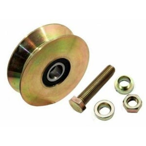 Carrucola Doppio Cuscinetto Sfere Ø75mm Per Cavi Ø8mm - Portata 350kg Made In Germany - Foto 4