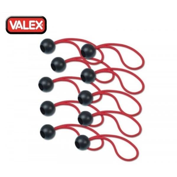 100 Corde Elastiche Con Sfera Bianca – Cal Hawk Per Teloni E Tende (Bungee Cord)